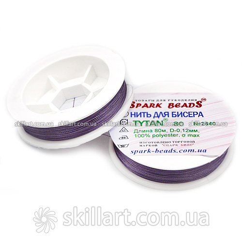 Нитки для бисера Tytan 80 Spark Beads (80м)
